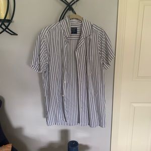 Pinstripe button down